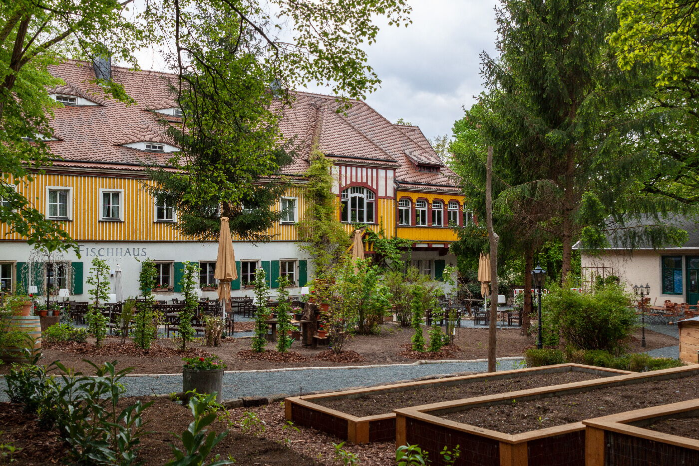 Fischhaus Garten