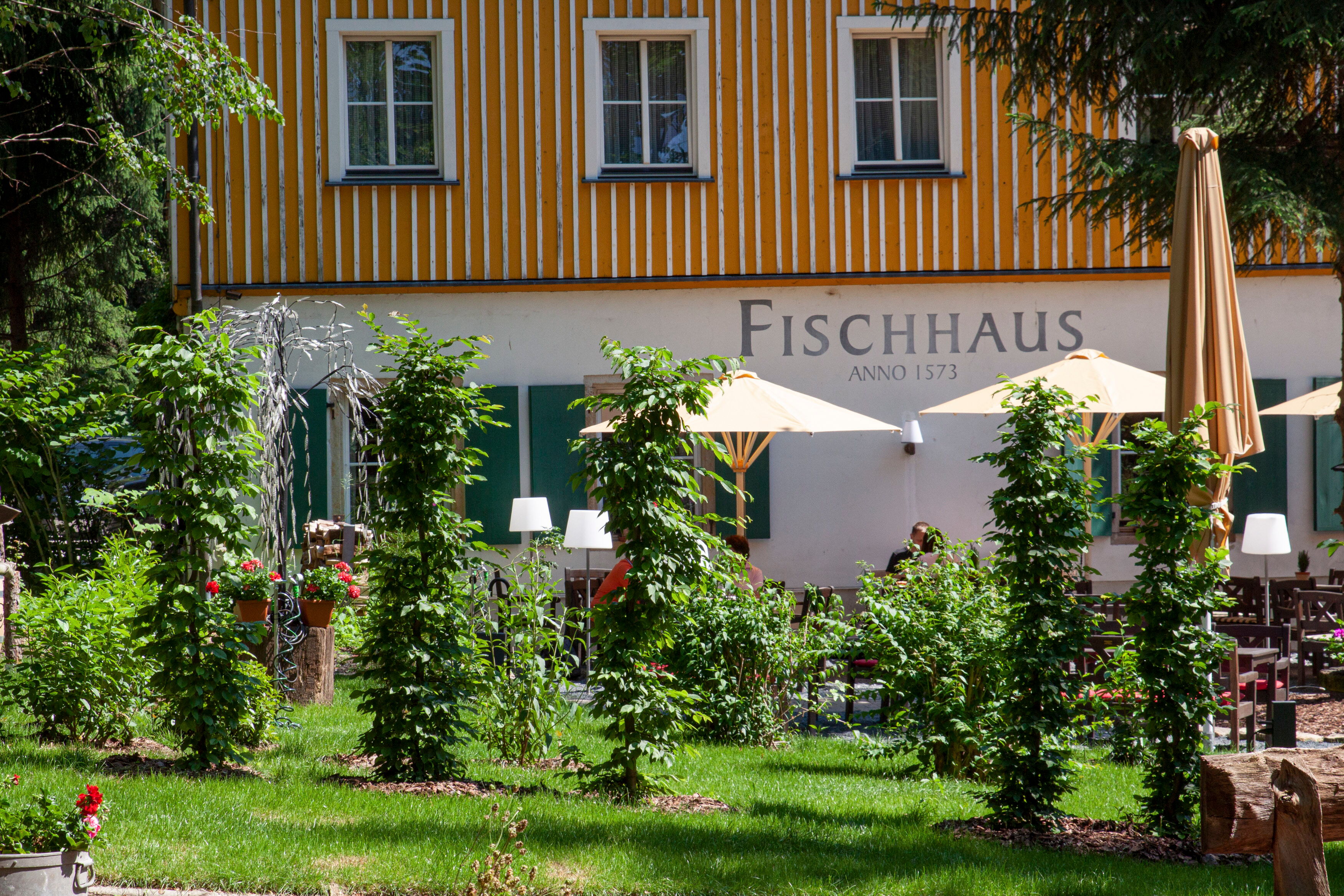 Fischhaus Garten