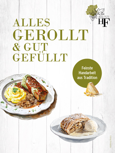 Alles gerollt und gefüllt