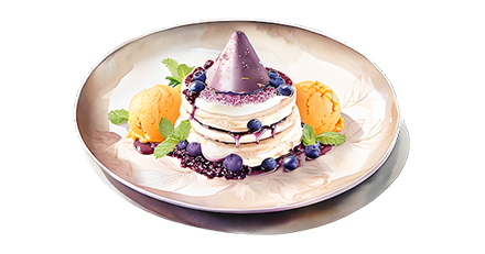 Pavlova Waldbeeren