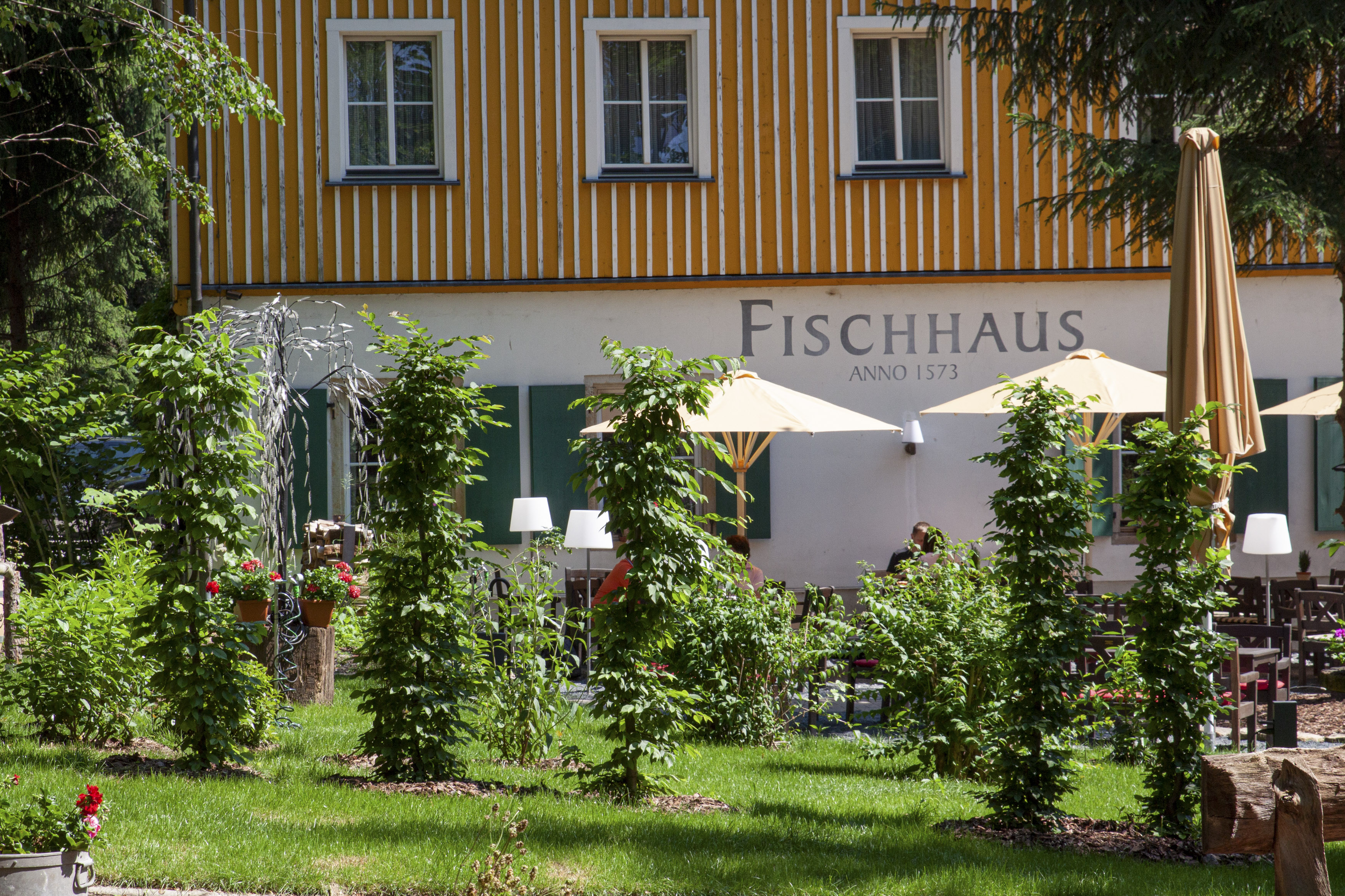 Fischhaus Garten